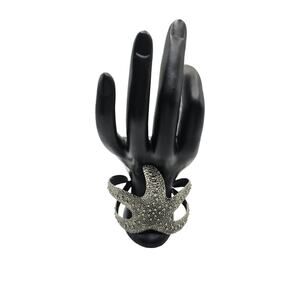 Vintage Silver Tone Starfish Cuff Bracelet